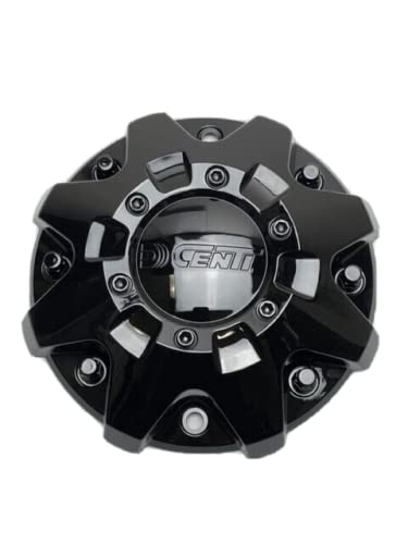 Dcenti DW3 Gloss Black Wheel Center Cap CBDW3-1P SJ129-05 replacement wheel center cap part CBDW3-1P