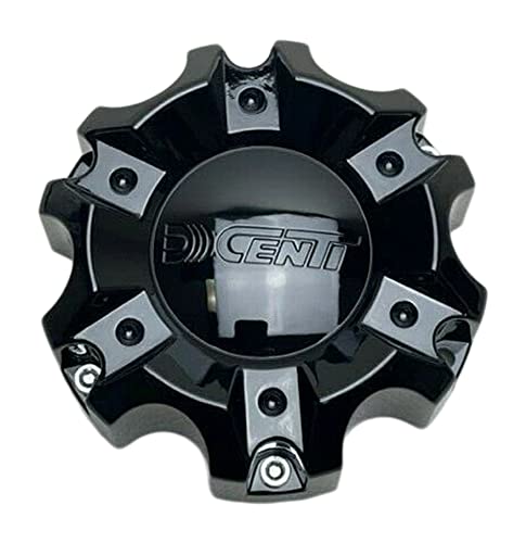 Dcenti Gloss Black Wheel Center Cap CBDW6-1P replacement wheel center cap part CBDW6-1P