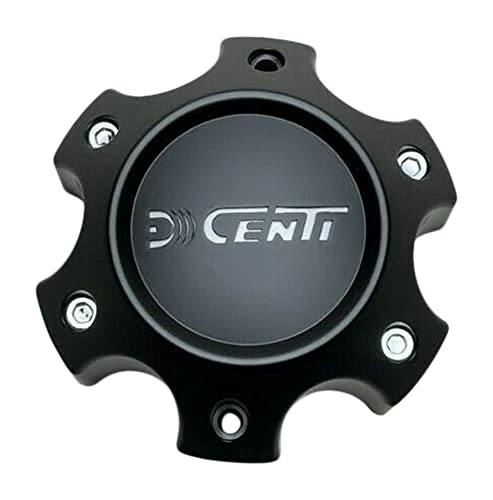 Dcenti Matte Black 6 Lug Wheel Center Cap CBH06-A1P CBH06-A1P-1 replacement wheel center cap part CBH06-A1P