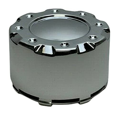 Detata Chrome No Logo Snap in Wheel Center Cap DT-130 replacement wheel center cap part DT-130