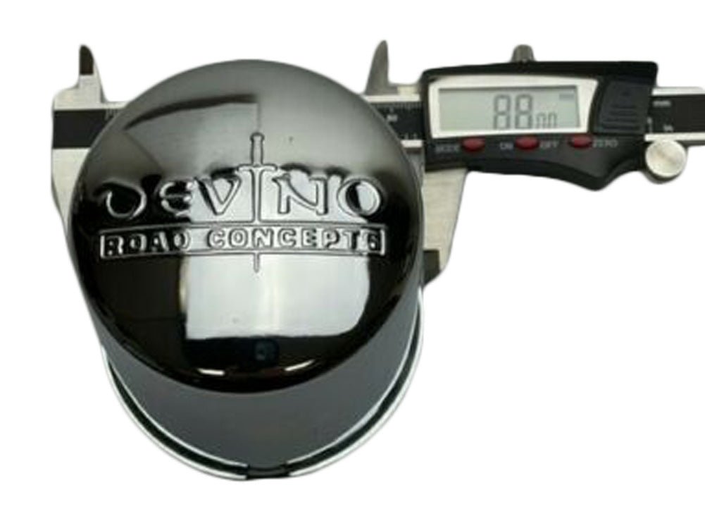 Devino Chrome Push Thru Wheel Center Cap 88MM wheel center cap additional view 2