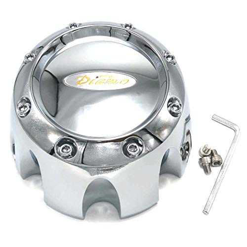 Diamo 3 bolt Chrome Wheel RIm 8 Lug Center Cap D-8 538-B170-8H LG0601-48 replacement wheel center cap part 538-B170-8H