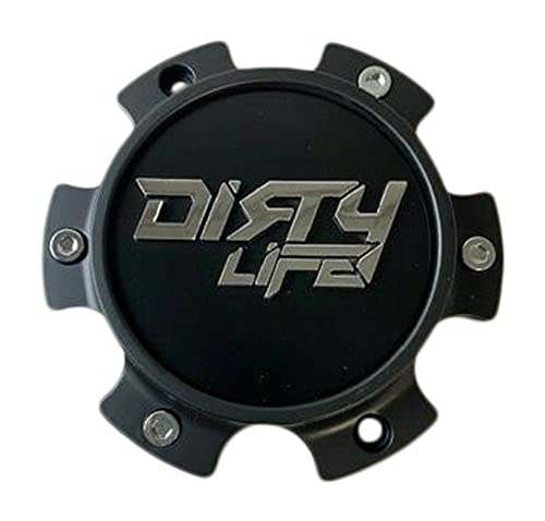 Dirty Life Wheels C109305MB04 C109305MB05-2-4 Matte Black Wheel Center Cap replacement wheel center cap part C109305MB04