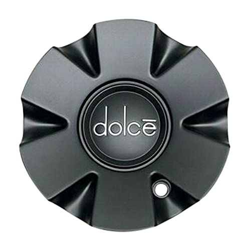 Dolce Matte Black Wheel Center Cap 61602290-CAP replacement wheel center cap part 61602290-CAP