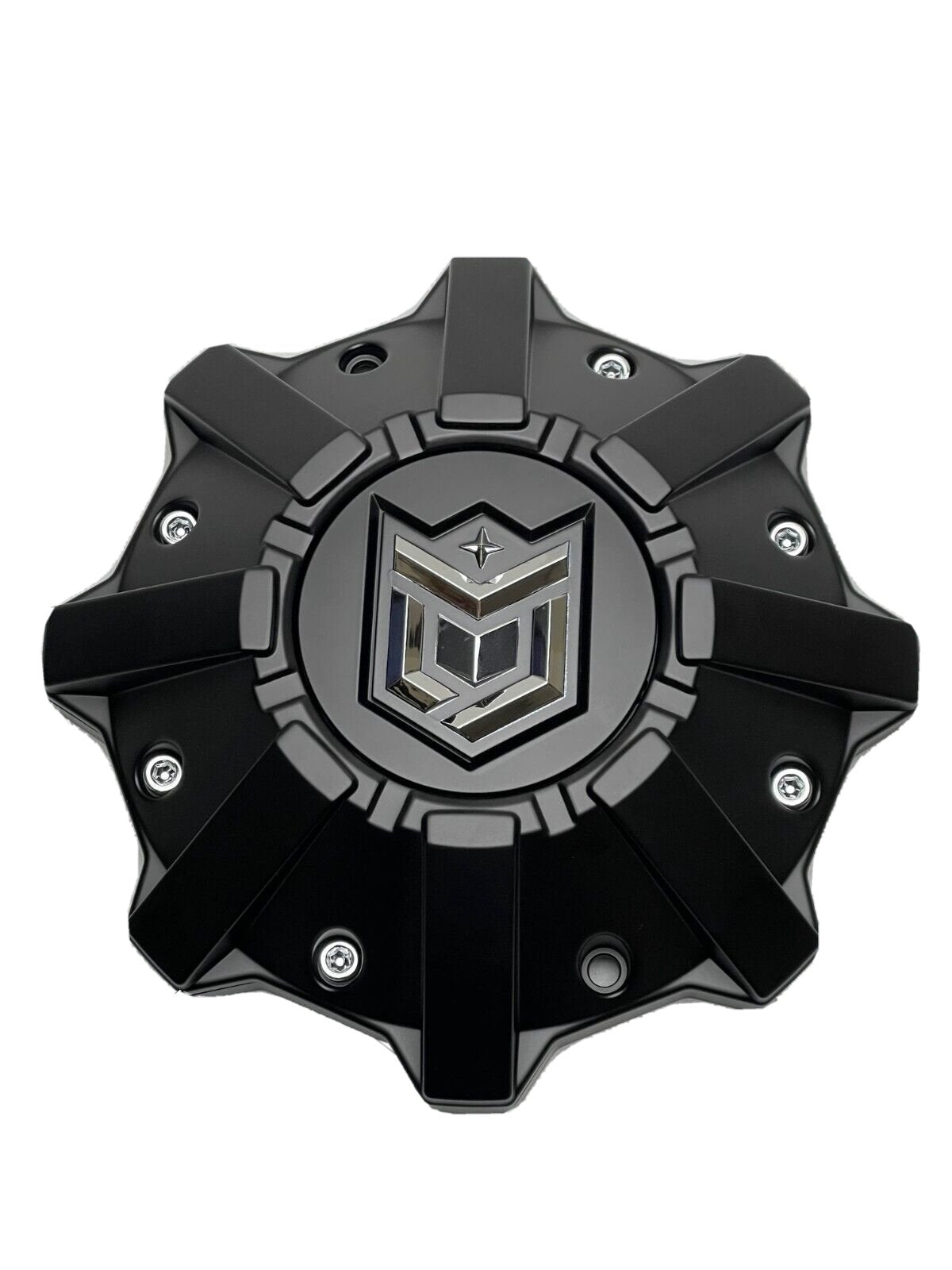 Dropstars Matte Black Wheel Center Cap With Spacer 6056B212 S1209-08 1284C61 replacement wheel center cap part 6056B212