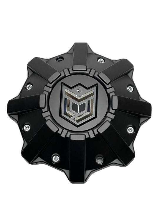 Dropstars Matte Black Wheel Center Cap With Spacer 6056B212 S1209-08 1284C61 replacement wheel center cap part 6056B212
