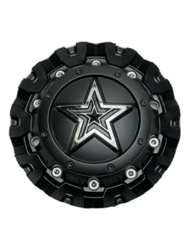 Dropstars Satin Black Short Wheel Center Cap 6032K138 6032L215 6032B183H - Wheel Center Caps