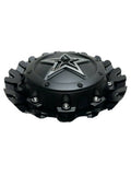 Dropstars Satin Black Short Wheel Center Cap 6032K138 6032L215 6032B183H - Wheel Center Caps