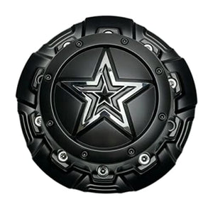 Dropstars Satin Black Tall Wheel Center Cap 6032K138 6033L217 6032B183H - Wheel Center Caps