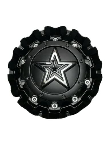 Dropstars Satin Black Wheel Center Cap 6032K138 6032L2212 - Wheel Center Caps