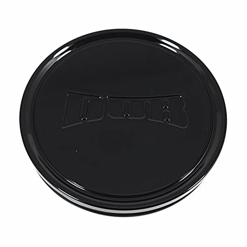 DUB Flat 3" O-Ring Cap - Gloss Black Multi Wheel with Aluminum (1 x 1. inches /6 x, 1 mm Offset) replacement wheel center cap part 1015-09-04GB