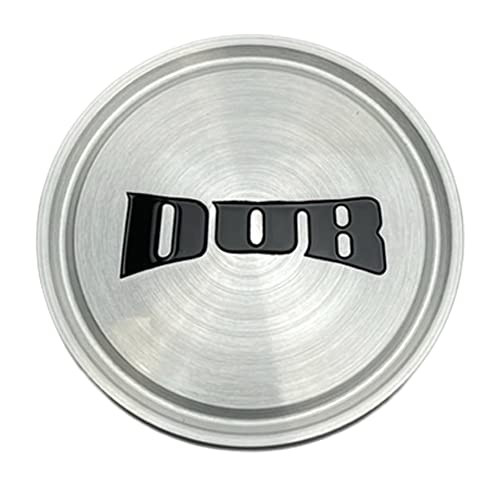 DUB Wheels 1003-05-04GRBL Gloss Brush Black Logo Wheel Center Cap replacement wheel center cap part 1003-05-04GRBL