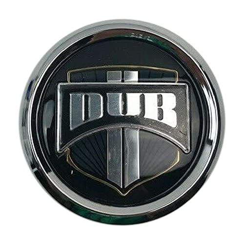 DUB Wheels 1003-08-04 Snap in Chrome Wheel Center Cap replacement wheel center cap part 1003-08-04
