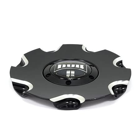 DUB Wheels 26110-15BME Black and Machined Center Cap S179L181B replacement wheel center cap part 26110-15BME