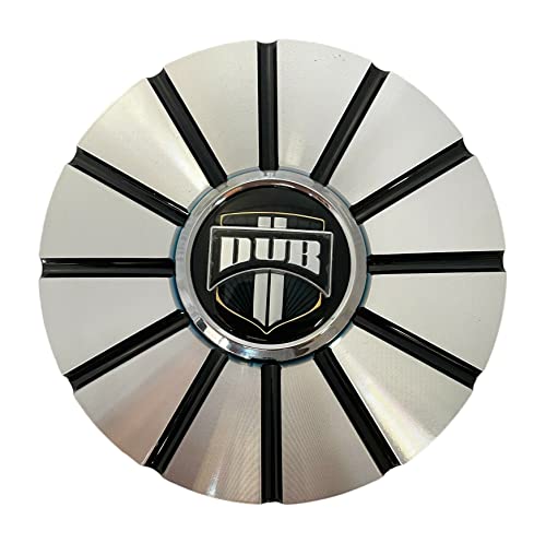 DUB Wheels 38330-15MBL Black and Machined Center Cap - Wheel Center Caps