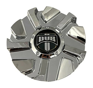 DUB Wheels 38510-15 ST1807-05 S246 Fade Chrome Wheel Center Cap - Wheel Center Caps