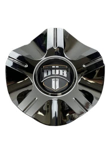 DUB Wheels Chrome Snap in Wheel Center Cap 4780-25 Cap M-491 - Wheel Center Caps
