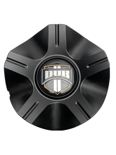 Dub Wheels Matte Black Snap in Wheel Center Cap 4780-25 Cap M-491 - Wheel Center Caps