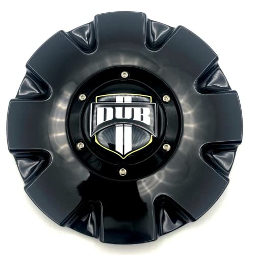 DUB Wheels Push 16390-15B Gloss Black Center Cap - Wheel Center Caps