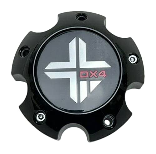 DX4 Gloss Black Wheel Center Cap 5 Lug 73062090F-3 73062090F-5 replacement wheel center cap part 73062090F-3