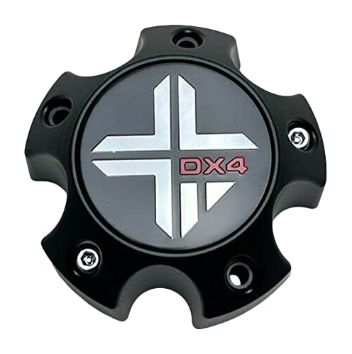 DX4 Matte Black Wheel Center Cap 5 Lug 73062090F-2 73062090-2 replacement wheel center cap part 73062090F-2