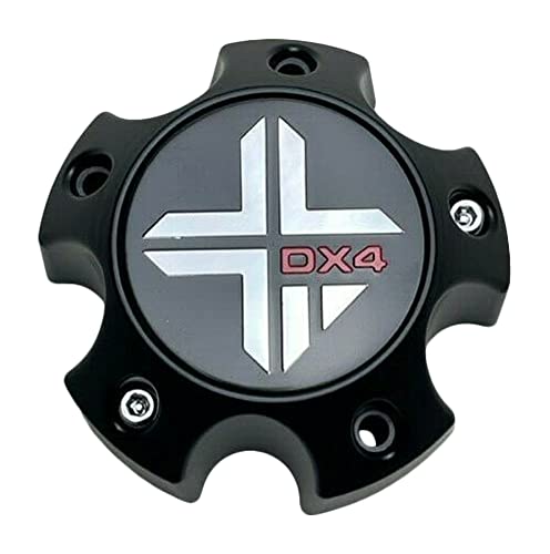 DX4 Matte Black Wheel Center Cap 5 Lug 73062090F-2 73062090-2 - wheelcentercaps