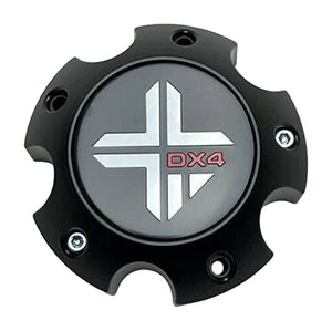 DX4 Matte Black Wheel Center Cap 5 Lug 73062090F-3 73062090F-5 - wheelcentercaps