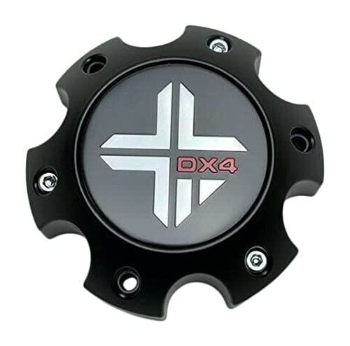 DX4 Matte Black Wheel Center Cap 6 Lug 73062090F-5 replacement wheel center cap part 73062090F-5