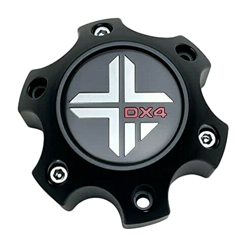 DX4 Matte Black Wheel Center Cap 73062090F-8 - wheelcentercaps