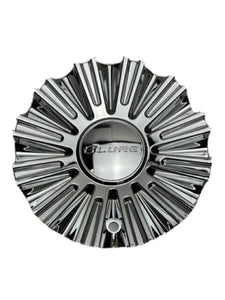 Elure Chrome Wheel Center Cap CSB18-A1P SJ128-13 - Wheel Center Caps