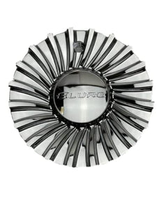 Elure Chrome Wheel Center Cap CSB24-A1P SJ129-12 - Wheel Center Caps