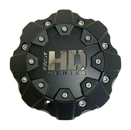 Fast HD 31M156 Matte Black Wheel Center Cap - wheelcentercaps