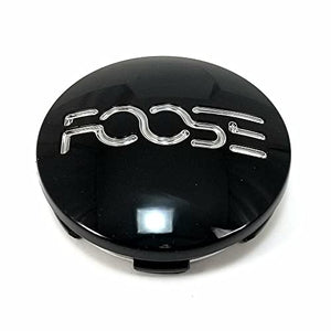 Foose Wheels 1001-13B 1001-13 Gloss Black 2.47" Center Cap - Wheel Center Caps