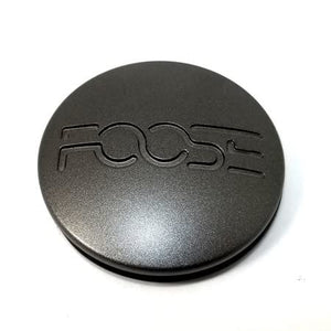 Foose Wheels 1002-15V Gray Wheel Snap in Center Cap CAPM-797 GM16 Knuckle - Wheel Center Caps