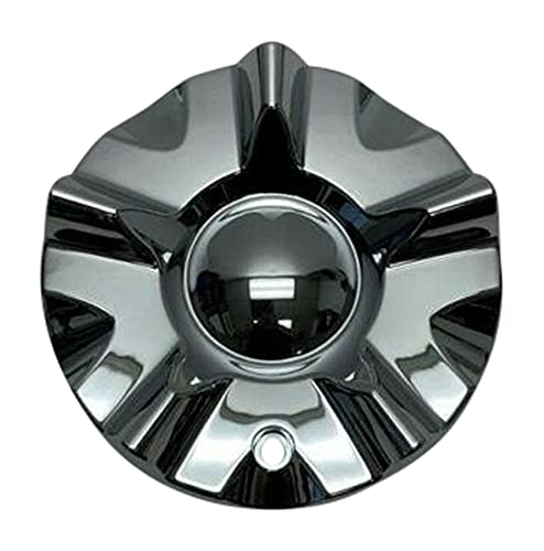 Forte Chrome No Logo Wheel Center Cap C-246-1 replacement wheel center cap part C-246-1