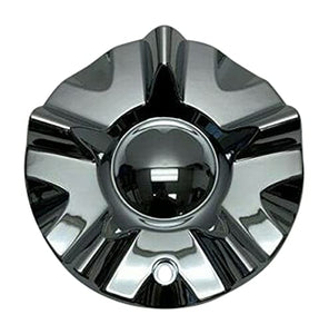 Forte Chrome No Logo Wheel Center Cap C-246-1 - wheelcentercaps