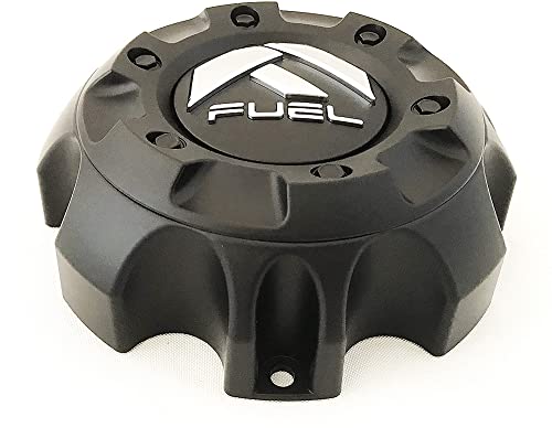 Fuel 1PC FUEL BLACK 18 CODE CAP-SHORT - 1003-21B - Wheel Center Caps