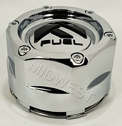 Fuel 2PC FUEL CHROME SNAP IN CAP 6X5.5(2.2