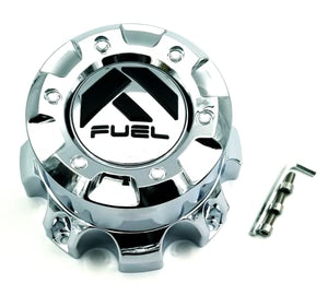 Fuel Chrome 8 Lug Wheel Center Cap Tall 1001-60 - Wheel Center Caps