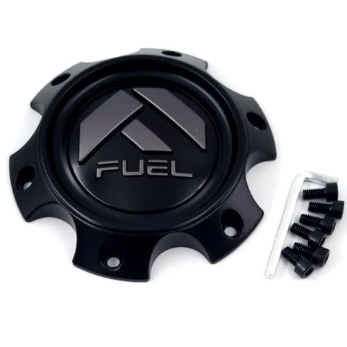 Fuel Matte Black Bolt On Oxide Cycle Rush Unit Variant Center Cap 1006-12MBV replacement wheel center cap part 1006-12MBV