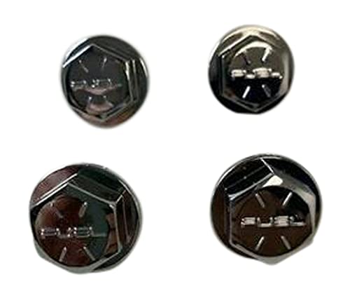 Fuel Off-Road 1010-11 Chrome Press in Spoke Bolt 17 & 18 D531 Hostage Set of 4 replacement wheel center cap part 1010-11