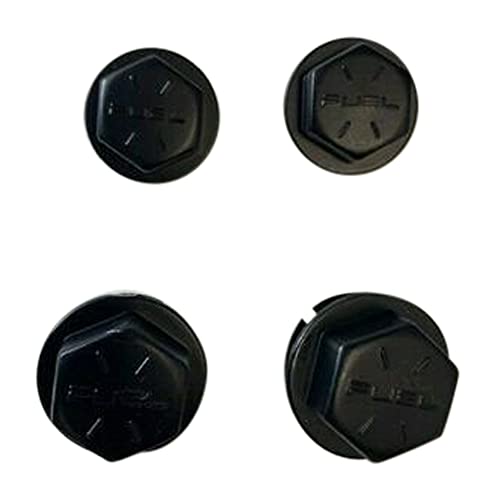 Fuel Off-Road 5150-16R-MB Matte Black Bolts 20 & 22 D625 Hostage Set of 4 replacement wheel center cap part 5150-16R-MB