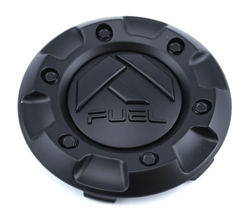 Fuel Off-Road Full Matte Black Wheel Center Cap Top Section 1001-58CEN-BMB 6 Lug 4.25 Inch replacement wheel center cap part 1001-58CEN-BMB