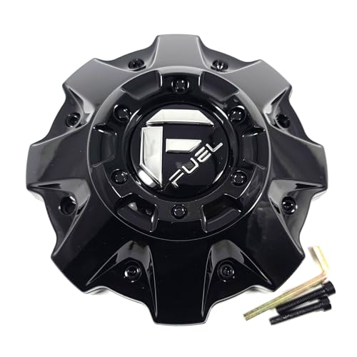 Fuel Off-Road Gloss Black Wheel Center Cap and Spacer 1001-63GBRKIT5 ST2001-02 1001-58 904-14 replacement wheel center cap part 1001-63GBRKIT5