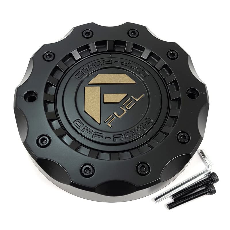 Fuel Off-Road Wheels Matte Black Wheel Center Hub Cap 7-1/4"OD Bolt-On 5x4.5 5x114.3 5x5 5x127 6x5.5 6x139.7 6x135 5x5.5 5x139.7 5x150 D726 Militia D763 SFJ D764 SFJ D765 SFJ D723