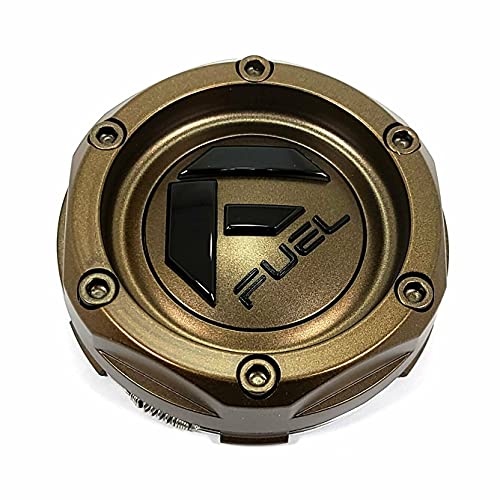 Fuel Off-Road Wheels Satin Bronze/Brown Wheel Center Hub Cap 5/6Lug D735 Warp - Wheel Center Caps