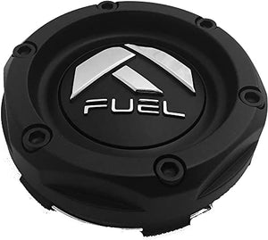 Fuel Off-Roads Black Center Cap for 5/6L D739 Shok D782 Warp D735 Warp - Wheel Center Caps