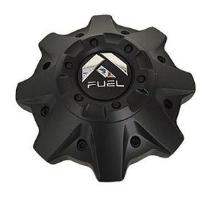 Fuel Offroad 1002-53-BR Cap M-853BK04 Black Rivet Wheel Center Cap - wheelcentercaps