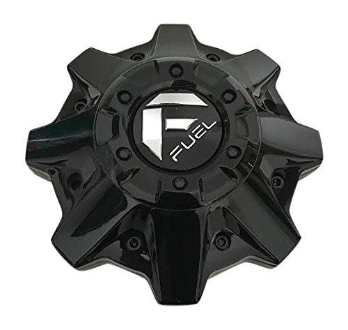 Fuel Offroad 1002-53GBR Cap M-698 Gloss Black Wheel Center Cap with Black Rivets replacement wheel center cap hardware part 1002-53GBR