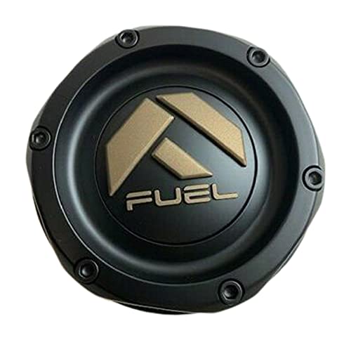 Fuel Offroad 1003-49TMBZ Matte Black with Bronze Logo Wheel Center Cap - wheelcentercaps
